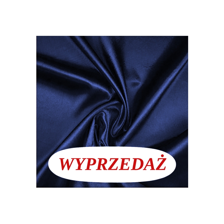 Wyprzedaż prześcieradło Satynowe Atłas bez gumki 160x200- Granat